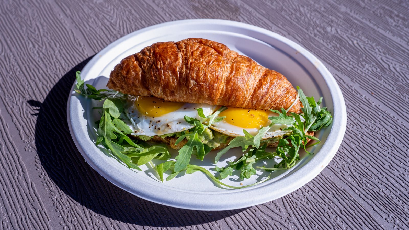 Golden Sunrise Croissant