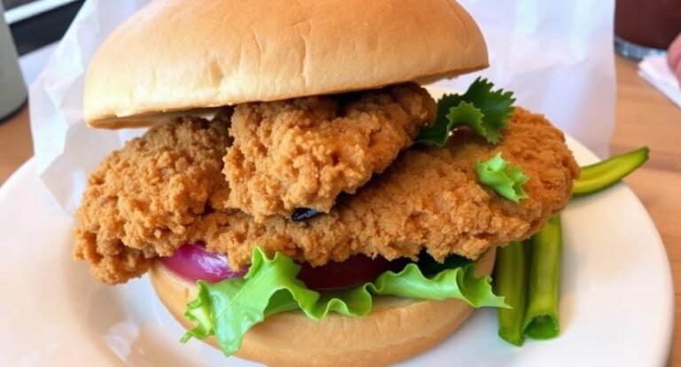 Crispy Texas Fried Chicken Sandwich Milan's Kitchen