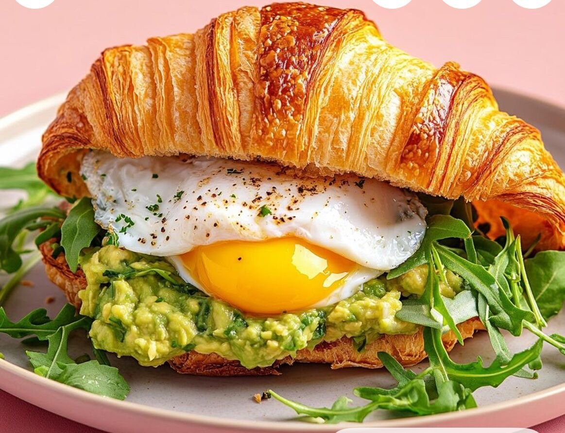 Golden Sunrise Croissant