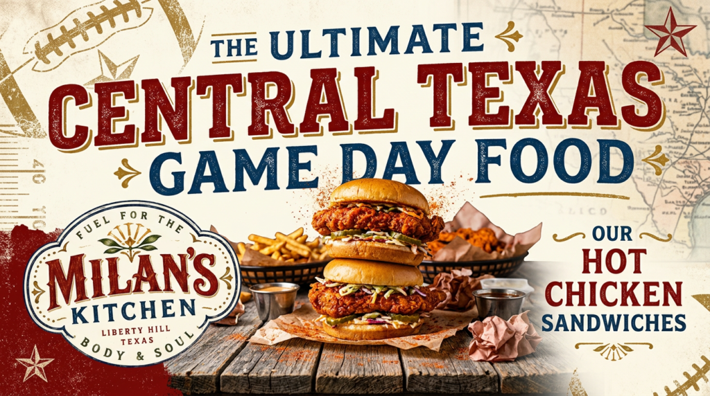 Central Texas Game Day Food - Milans kitchen
