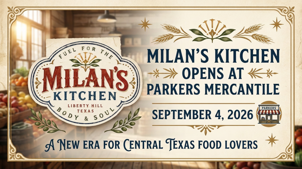 Milans Kitchen Opens Sept 4, 2026 at Parkers Mercantile